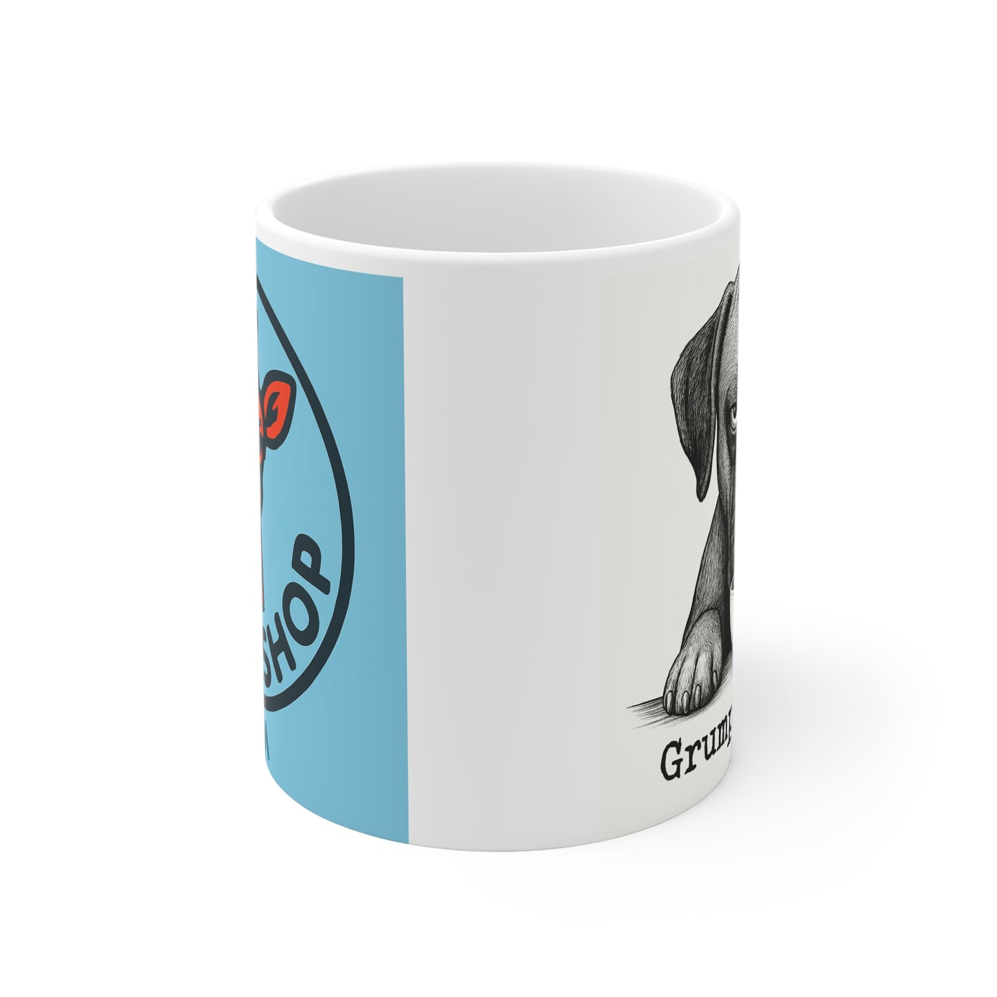 Mug - Grumpy Boxer Dog Morning Coffee Mug