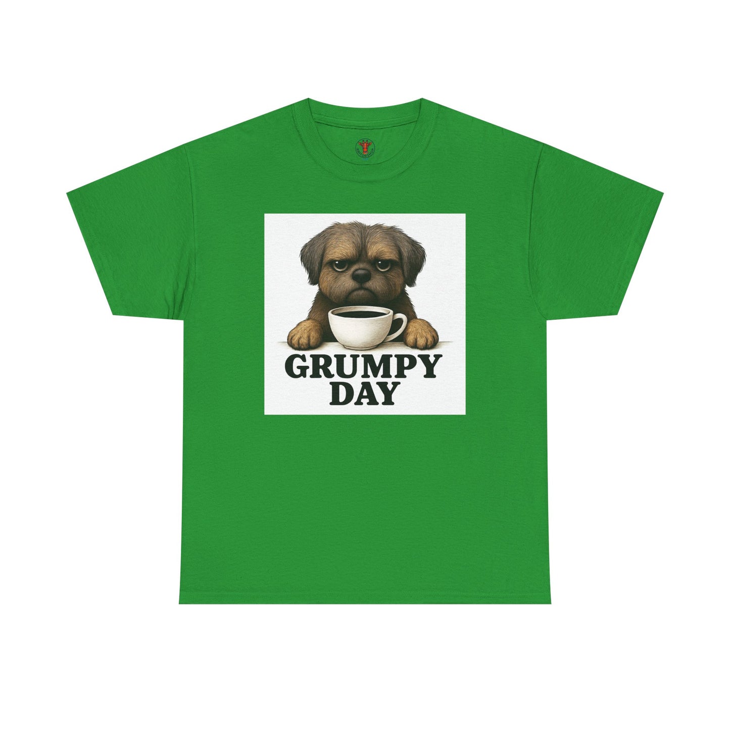Shorkie Grumpy Dog Unisex Heavy Cotton Tee, Funny Pet Lover Shirt, Gift for Dog Owners, Humor T-Shirt, Cute Casual Wear