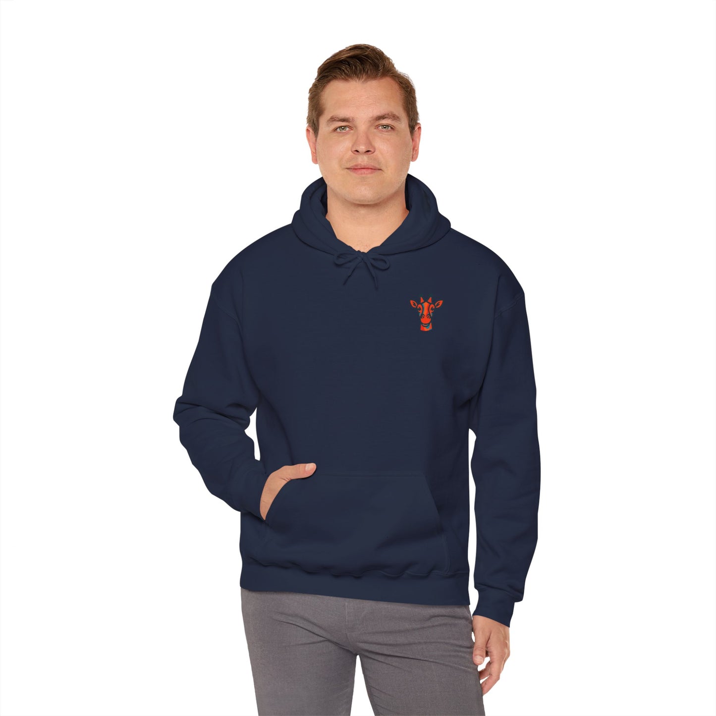 Hooded Sweatshirt Giraffe Head Logo Britor Shop Classy Design