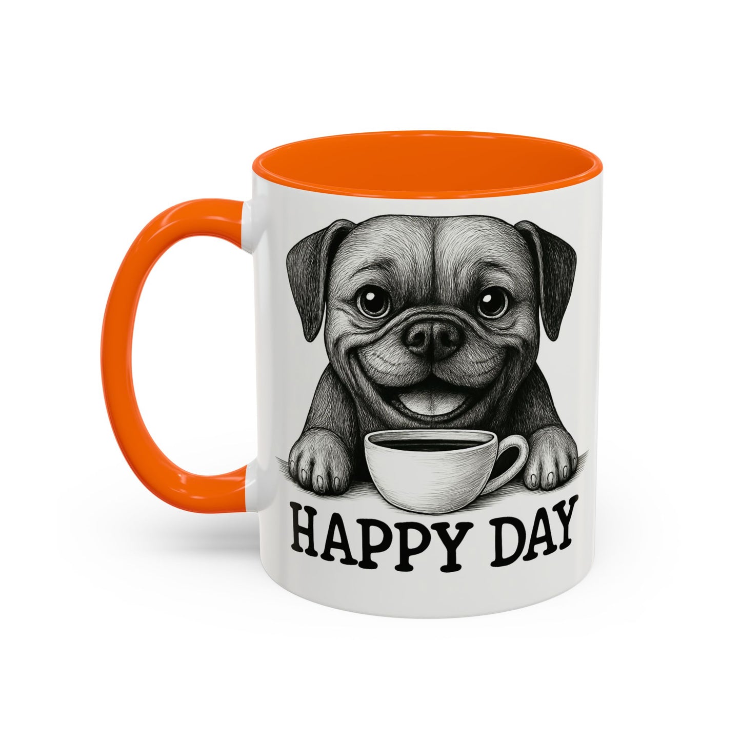 Playful boxer Dog Coffee Mug – Perfect Gift for Dog Lovers, Birthday Mug, Cute Pet Art, Happy Day Mug, Unique Animal Lover Gift