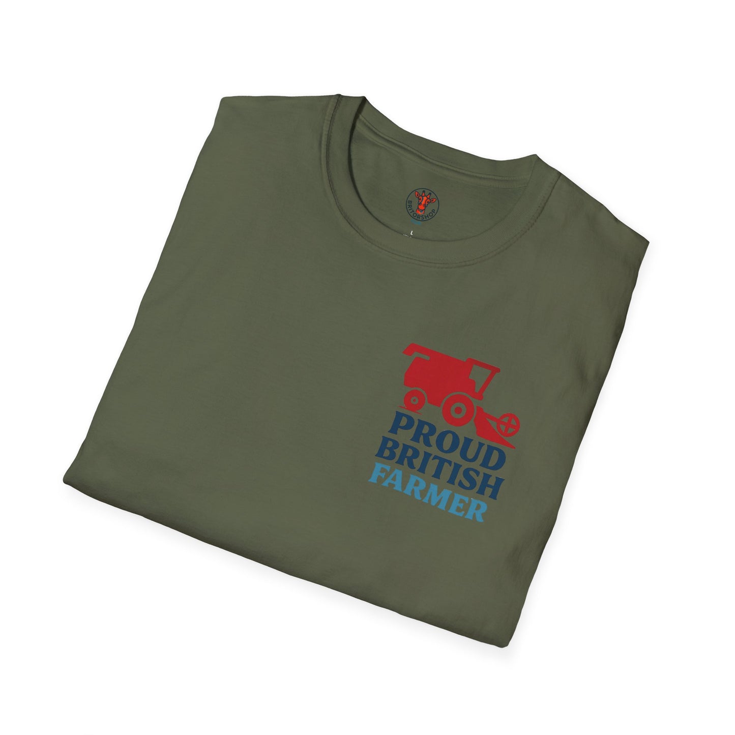 British Farmer T-Shirt, Proud Combine Harvester