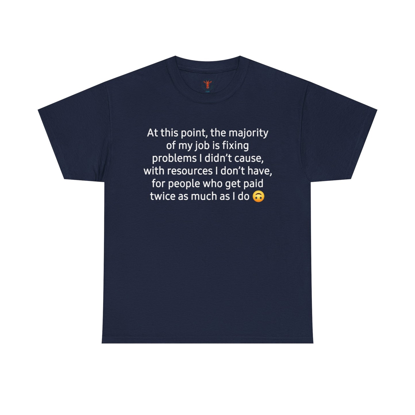 Smiley Face Unisex Heavy Cotton Tee - Casual Shirt, Trendy T-Shirt, Gift for Friends, Summer Outfit, Streetwear
