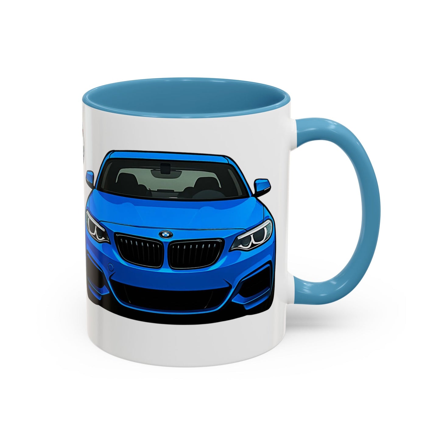 Coffee Mug - Bmw M240i F22 M Performance Estriol Blue Car Design