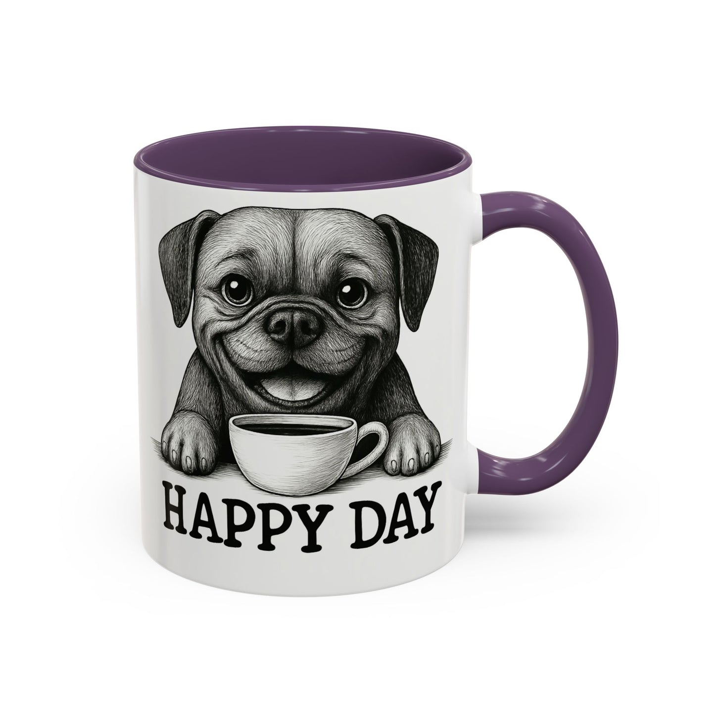 Playful boxer Dog Coffee Mug – Perfect Gift for Dog Lovers, Birthday Mug, Cute Pet Art, Happy Day Mug, Unique Animal Lover Gift