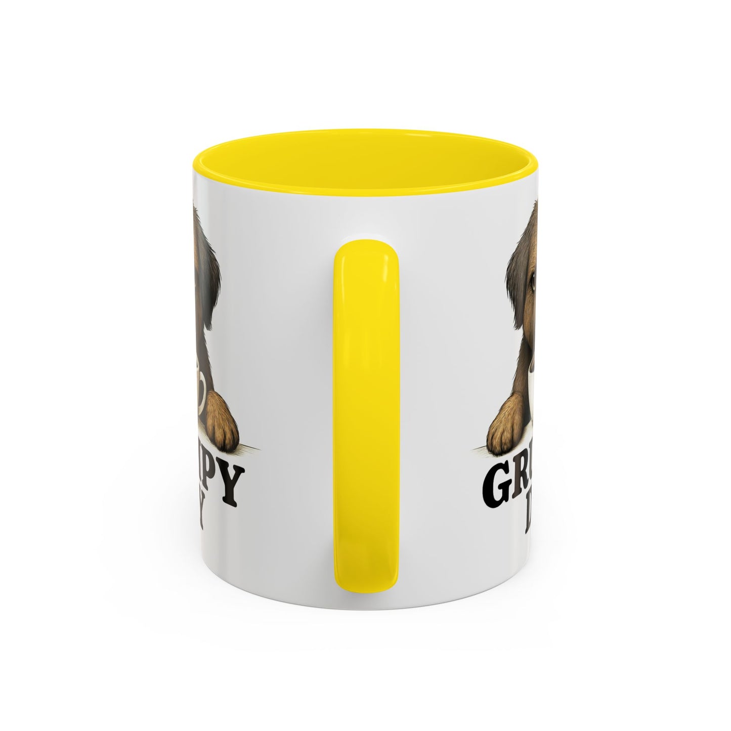 Grumpy Day Coffee Mug, shorkie, Funny Dog Mug, Pet Lover Gift, Morning Motivation, Coffee Lover Gift, Black Accent Mug
