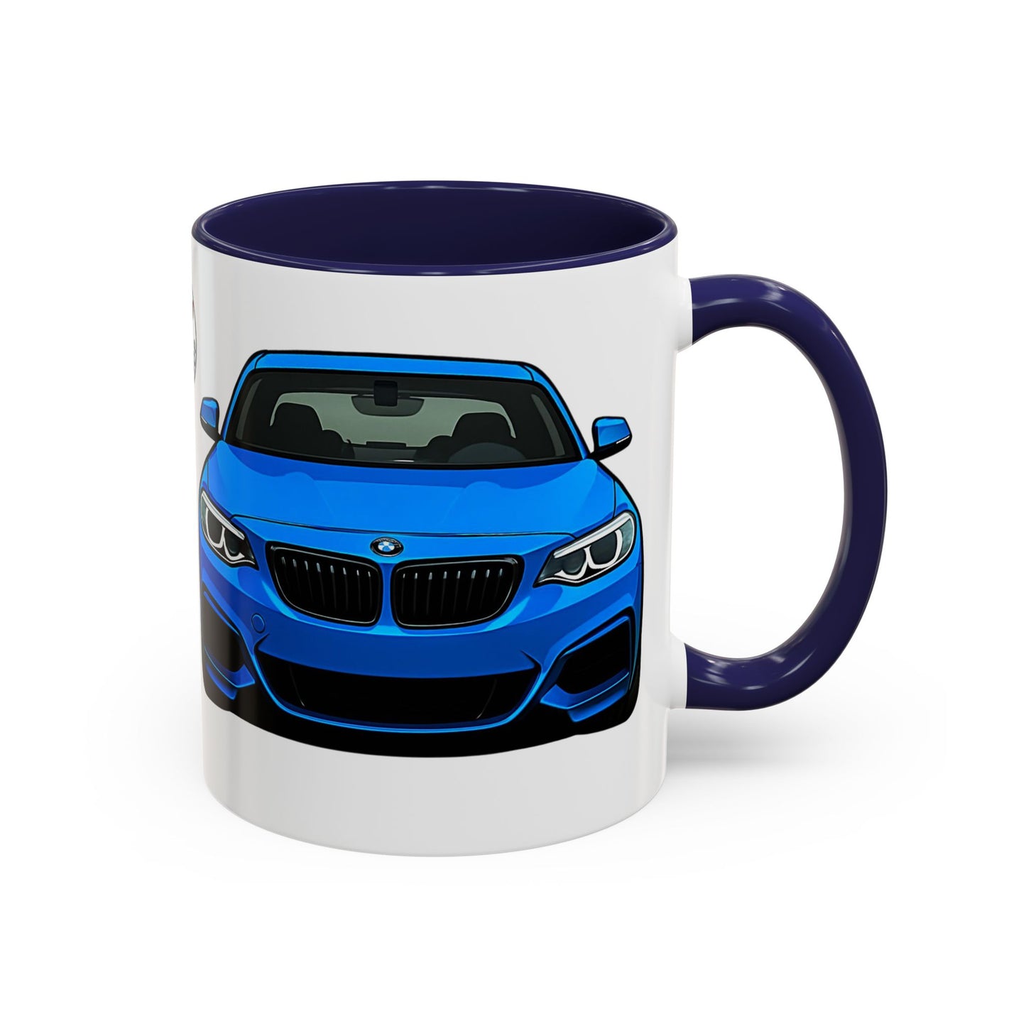 Coffee Mug - Bmw M240i F22 M Performance Estriol Blue Car Design