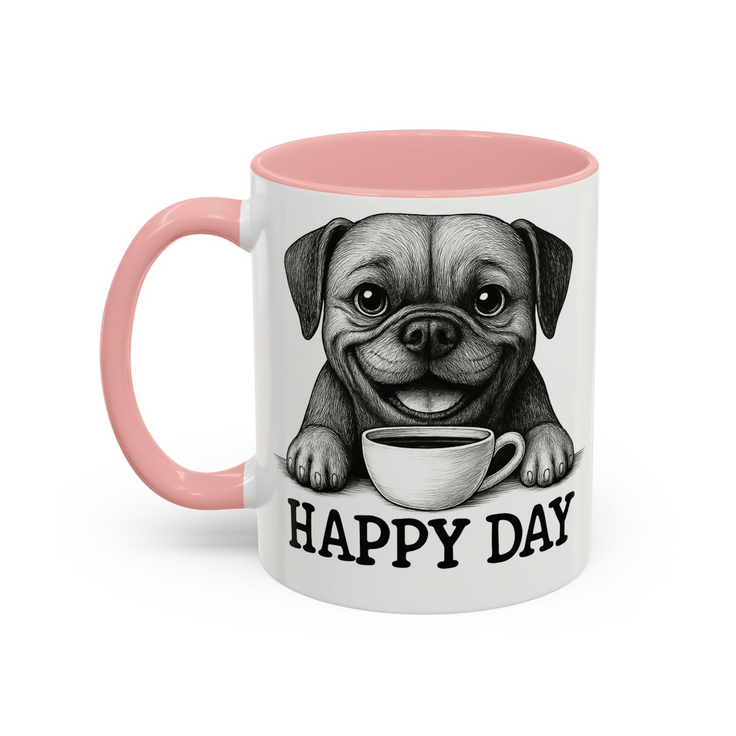 Playful boxer Dog Coffee Mug – Perfect Gift for Dog Lovers, Birthday Mug, Cute Pet Art, Happy Day Mug, Unique Animal Lover Gift