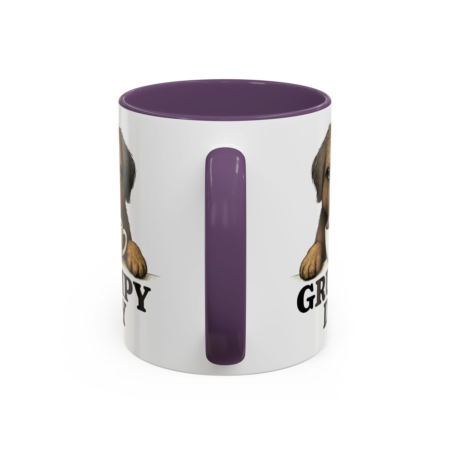 Grumpy Day Coffee Mug, shorkie, Funny Dog Mug, Pet Lover Gift, Morning Motivation, Coffee Lover Gift, Black Accent Mug