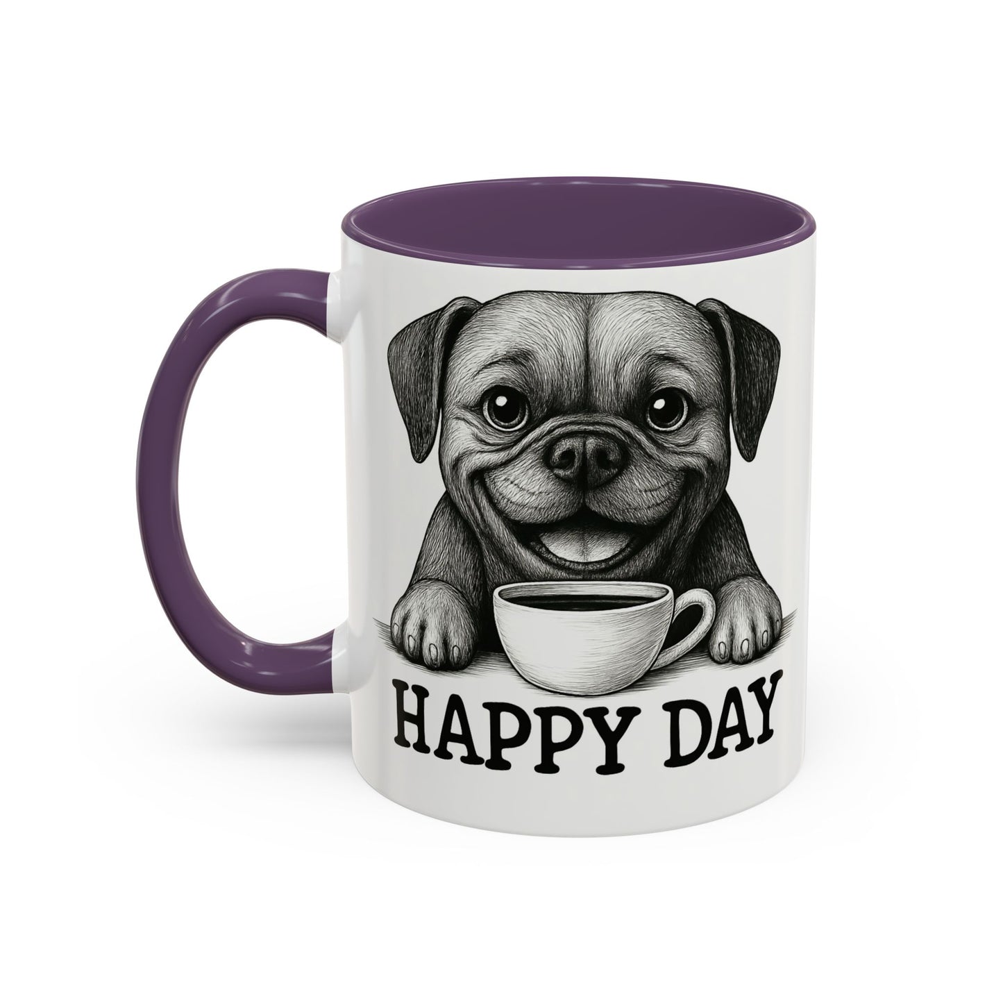 Playful boxer Dog Coffee Mug – Perfect Gift for Dog Lovers, Birthday Mug, Cute Pet Art, Happy Day Mug, Unique Animal Lover Gift