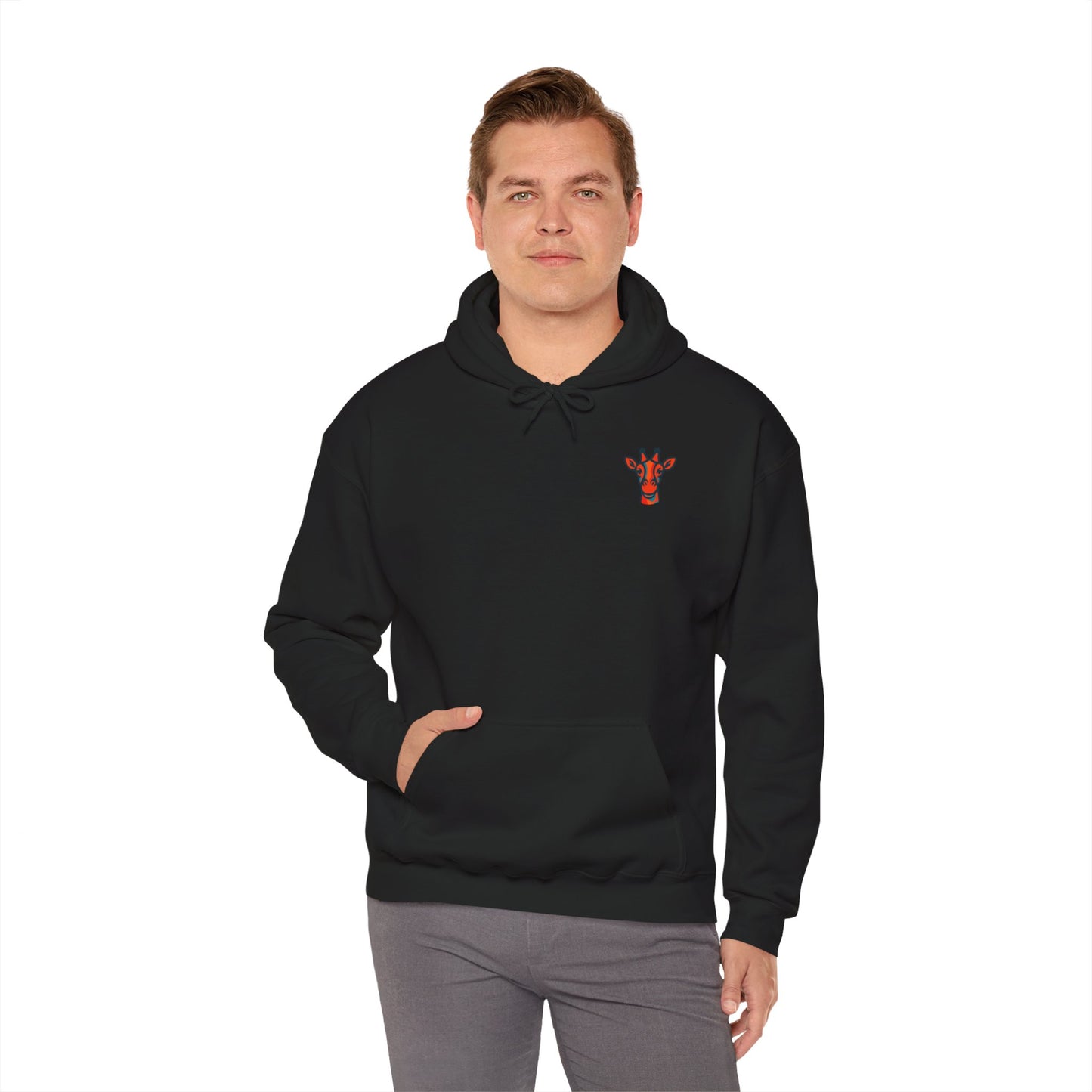 Hooded Sweatshirt Giraffe Head Logo Britor Shop Classy Design