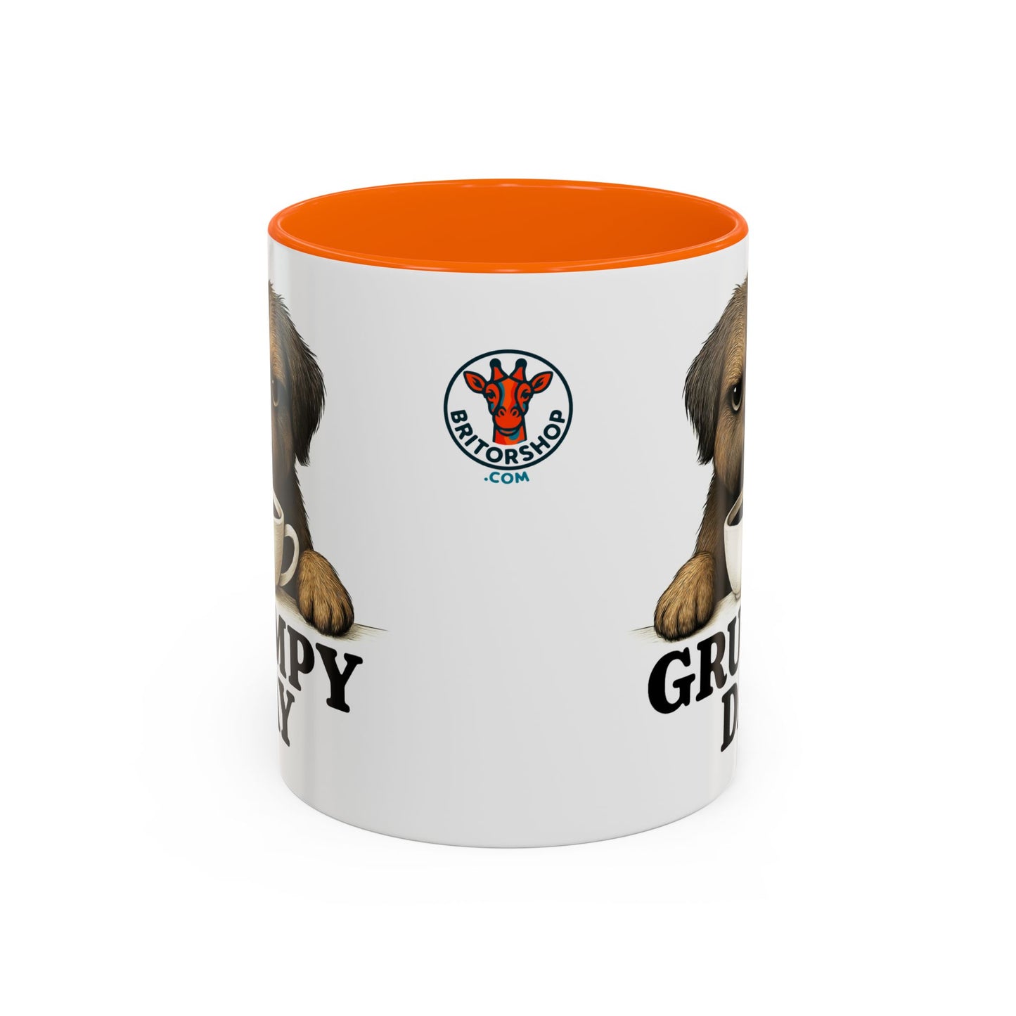 Grumpy Day Coffee Mug, shorkie, Funny Dog Mug, Pet Lover Gift, Morning Motivation, Coffee Lover Gift, Black Accent Mug