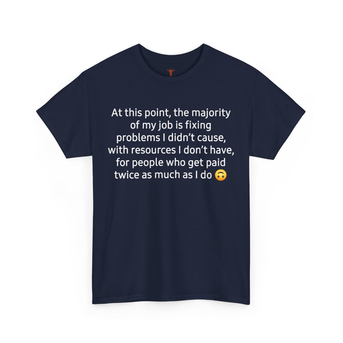 Smiley Face Unisex Heavy Cotton Tee - Casual Shirt, Trendy T-Shirt, Gift for Friends, Summer Outfit, Streetwear