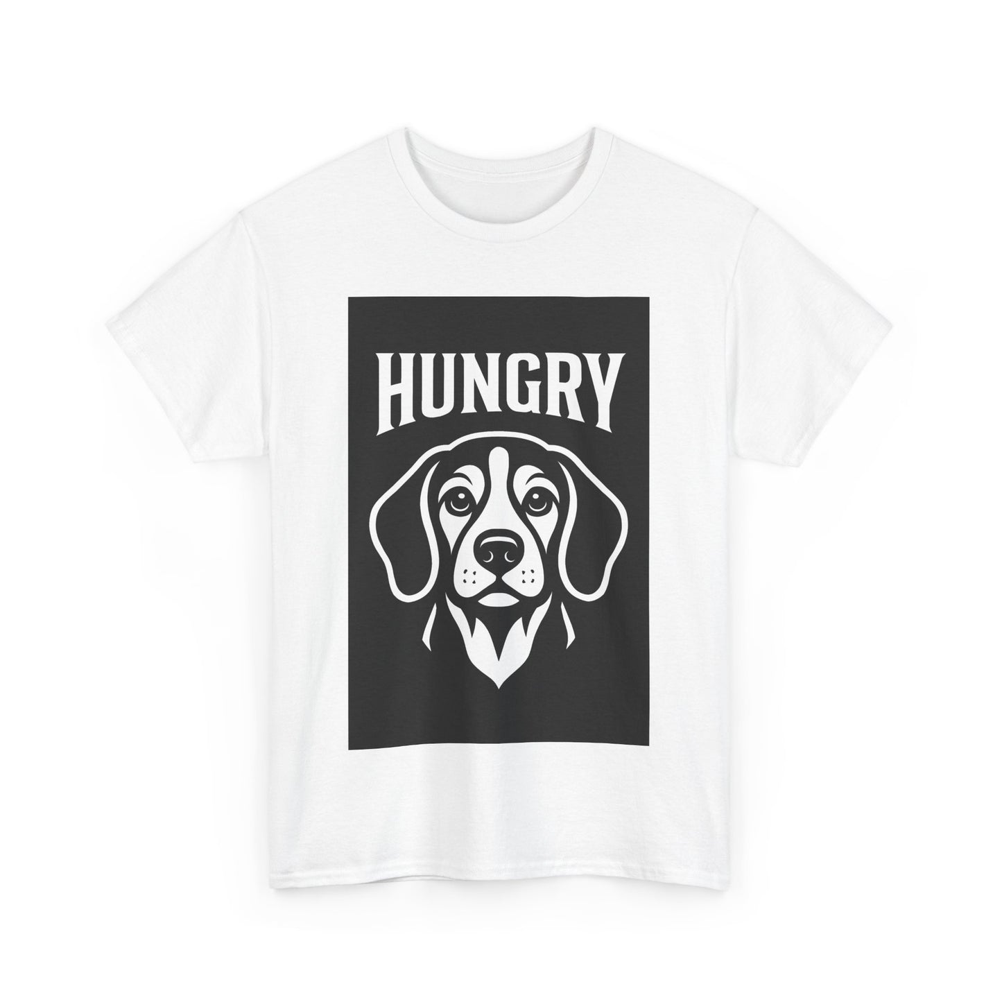 Hungry Dog Graphic Tee | Unisex Cotton Shirt, Pet Lovers Gift, Dog Owner Apparel, Cute Animal T-Shirt, Funny Animal Lover Gift