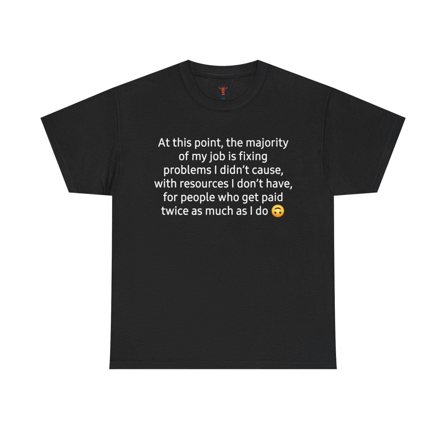 Smiley Face Unisex Heavy Cotton Tee - Casual Shirt, Trendy T-Shirt, Gift for Friends, Summer Outfit, Streetwear