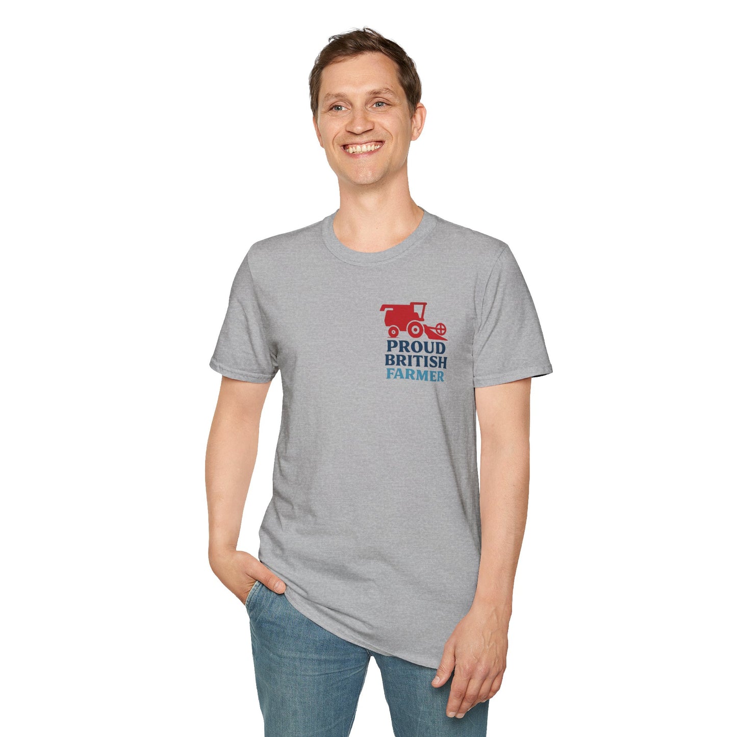British Farmer T-Shirt, Proud Combine Harvester