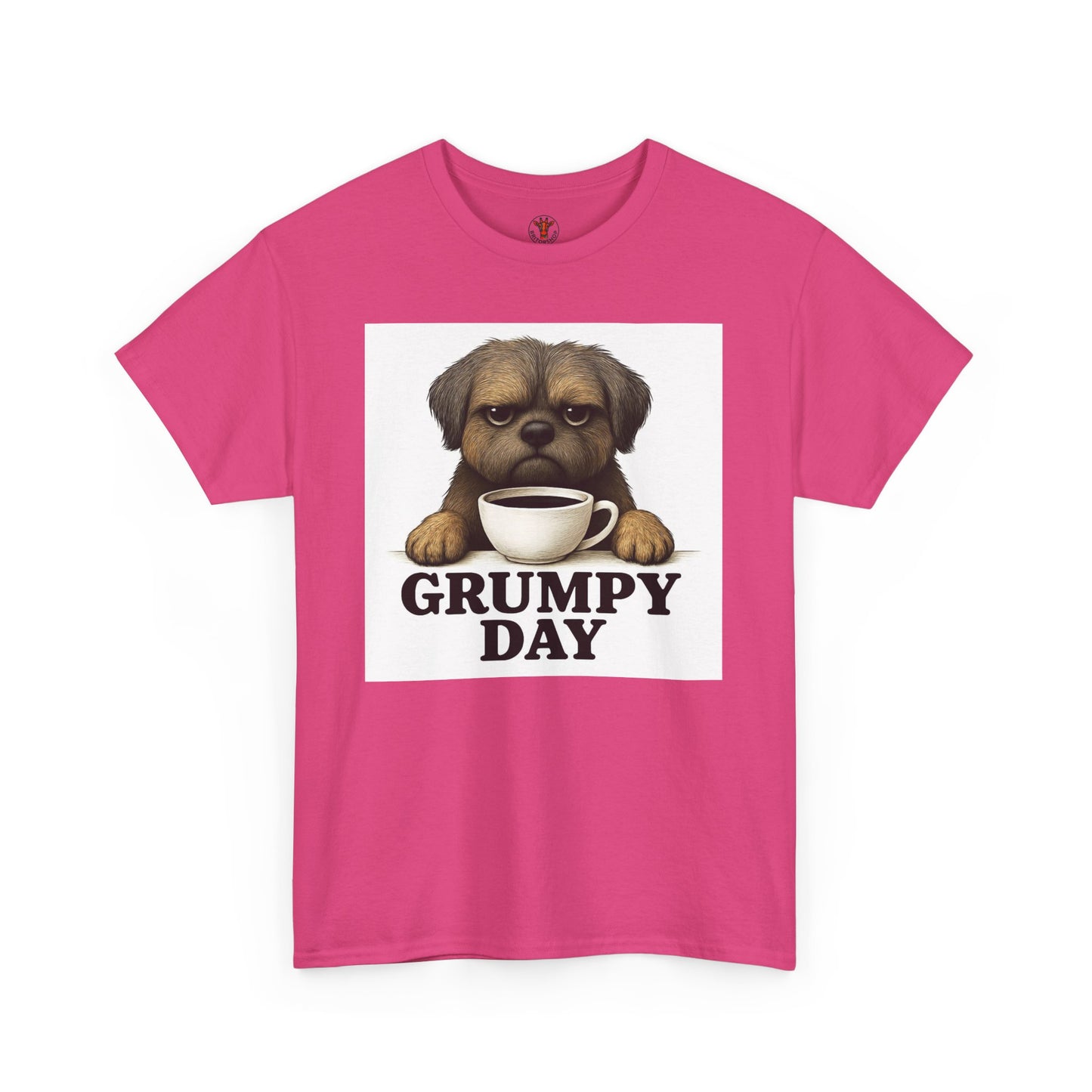 Shorkie Grumpy Dog Unisex Heavy Cotton Tee, Funny Pet Lover Shirt, Gift for Dog Owners, Humor T-Shirt, Cute Casual Wear