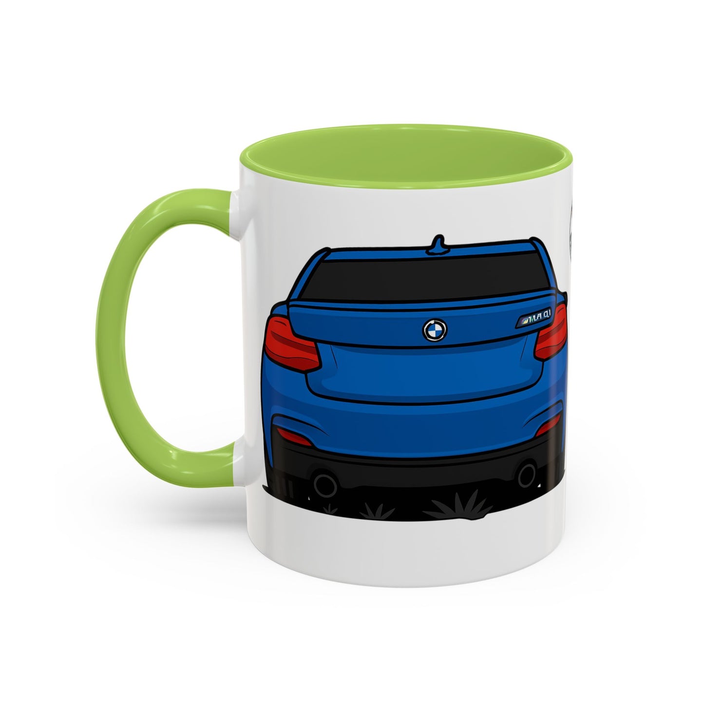 Coffee Mug - Bmw M240i F22 M Performance Estriol Blue Car Design