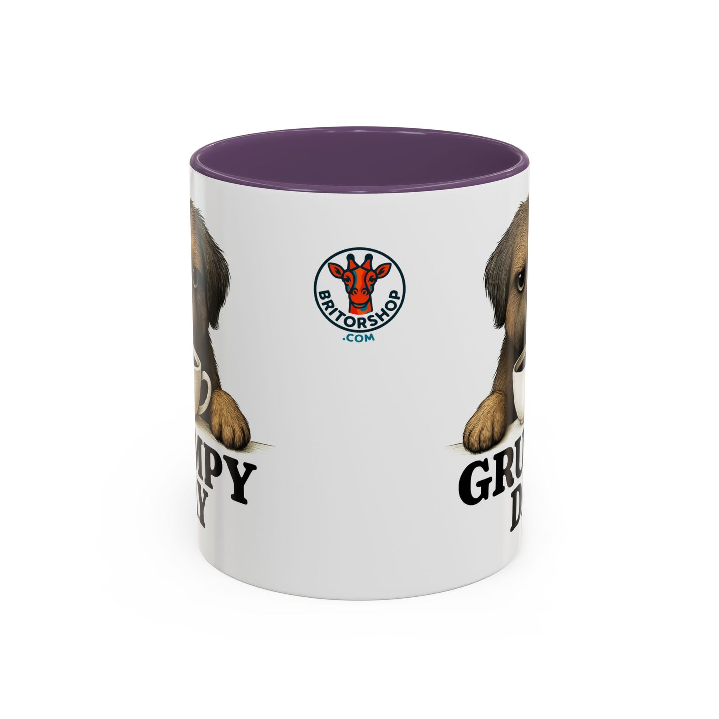 Grumpy Day Coffee Mug, shorkie, Funny Dog Mug, Pet Lover Gift, Morning Motivation, Coffee Lover Gift, Black Accent Mug