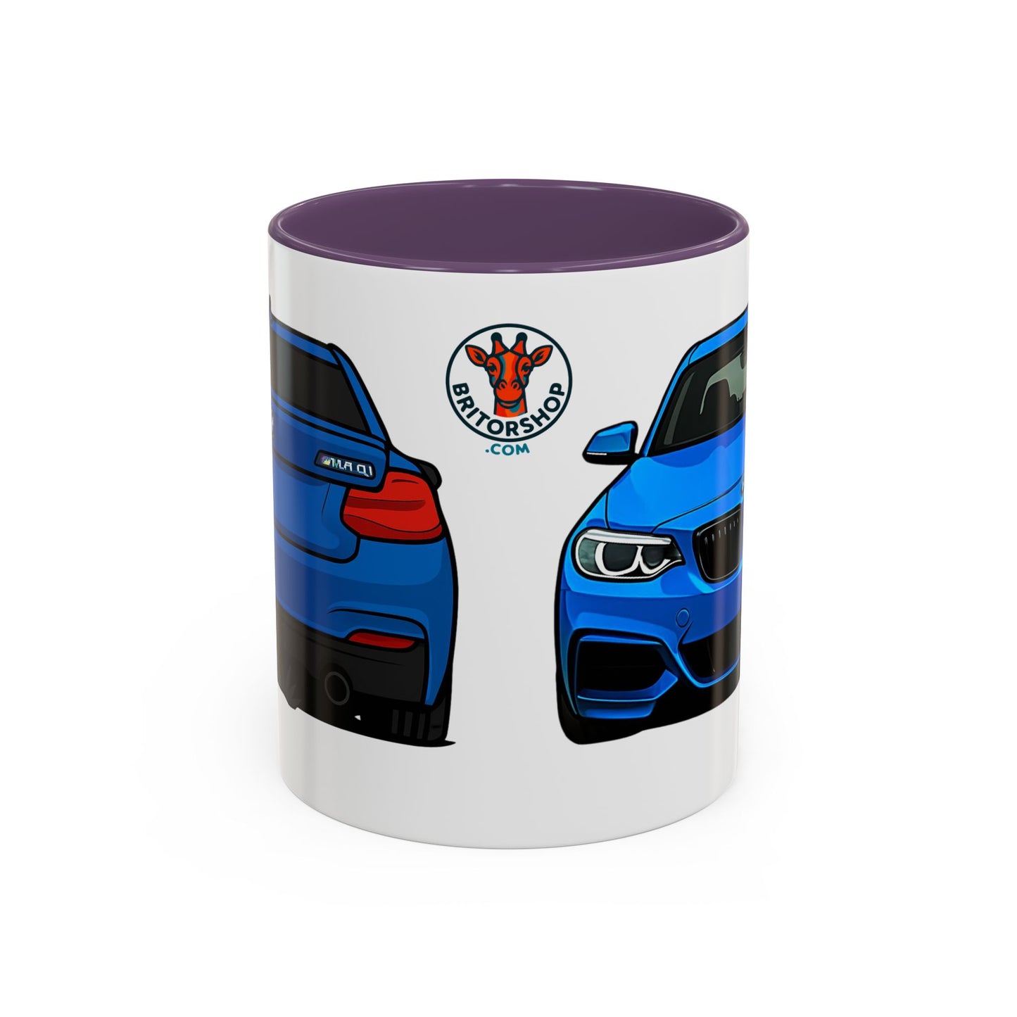 Coffee Mug - Bmw M240i F22 M Performance Estriol Blue Car Design