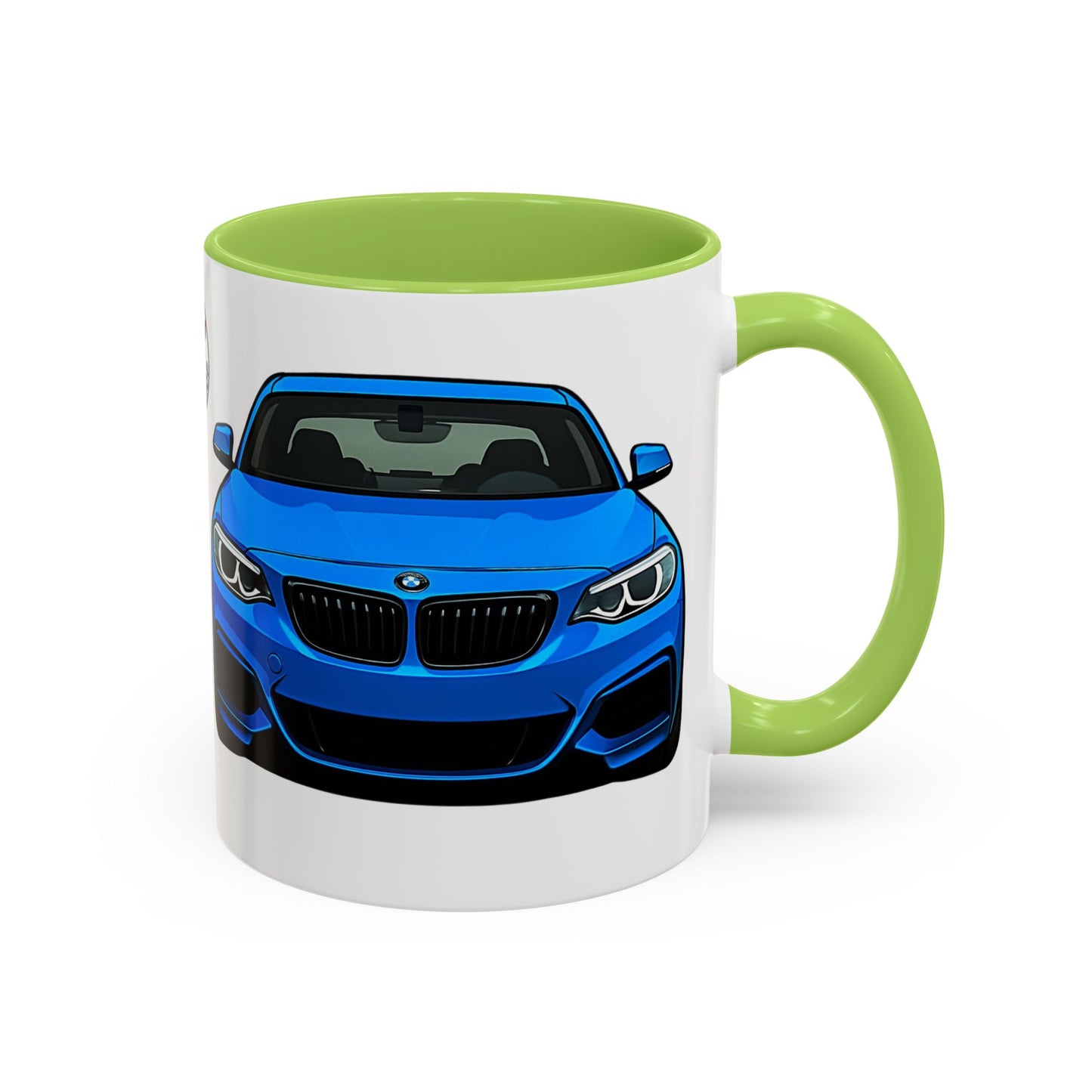 Coffee Mug - Bmw M240i F22 M Performance Estriol Blue Car Design