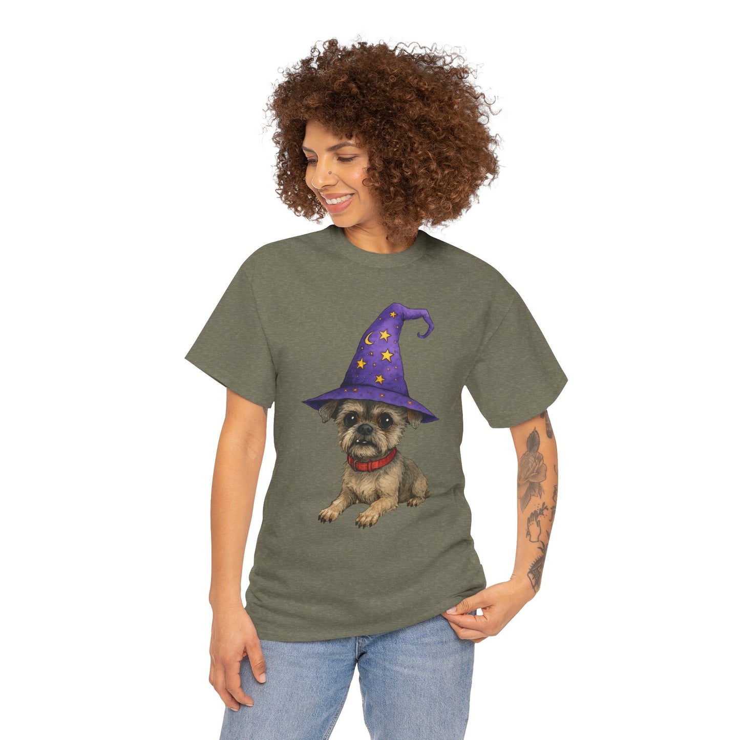 Funny Shorkie Wizard Unisex Tee