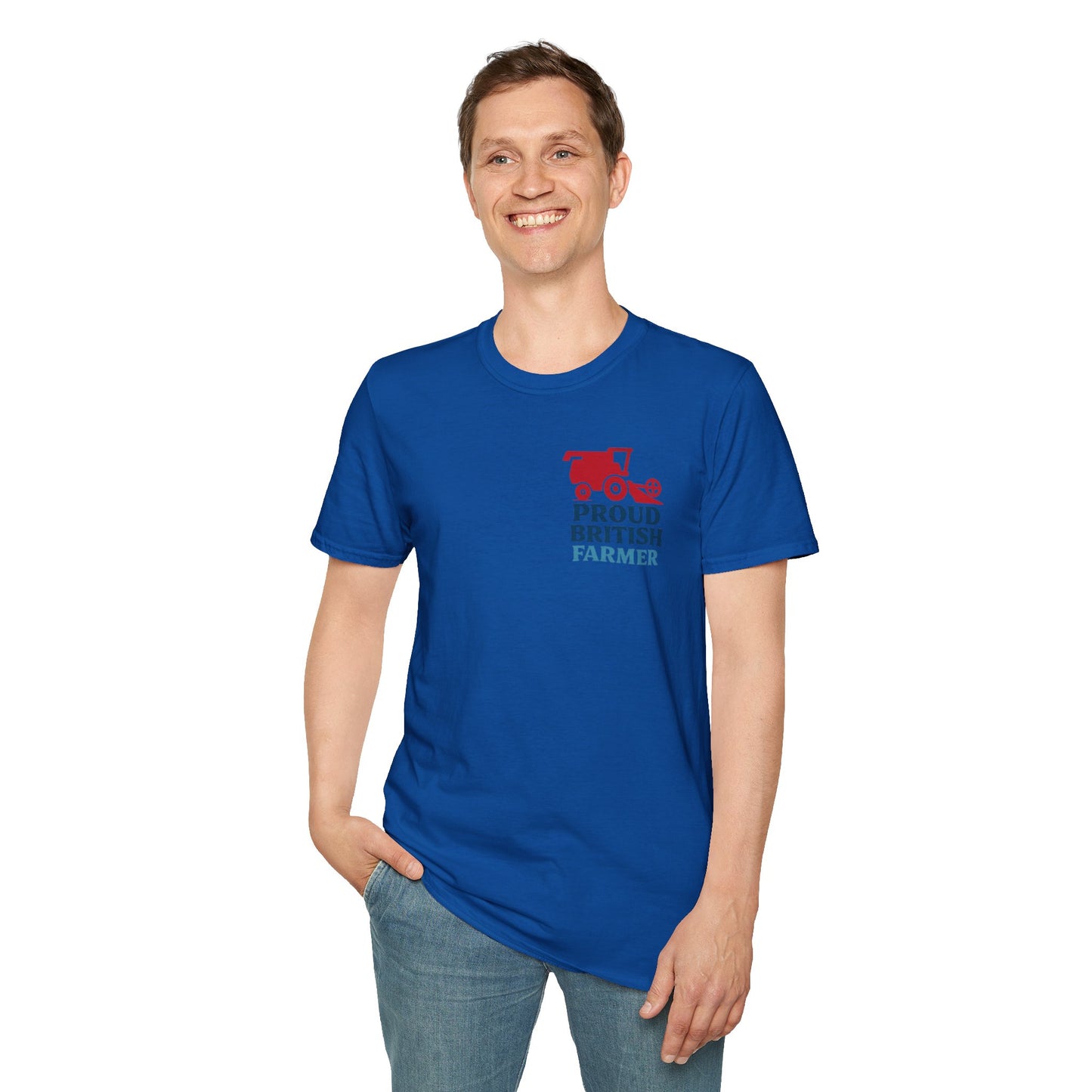 British Farmer T-Shirt, Proud Combine Harvester