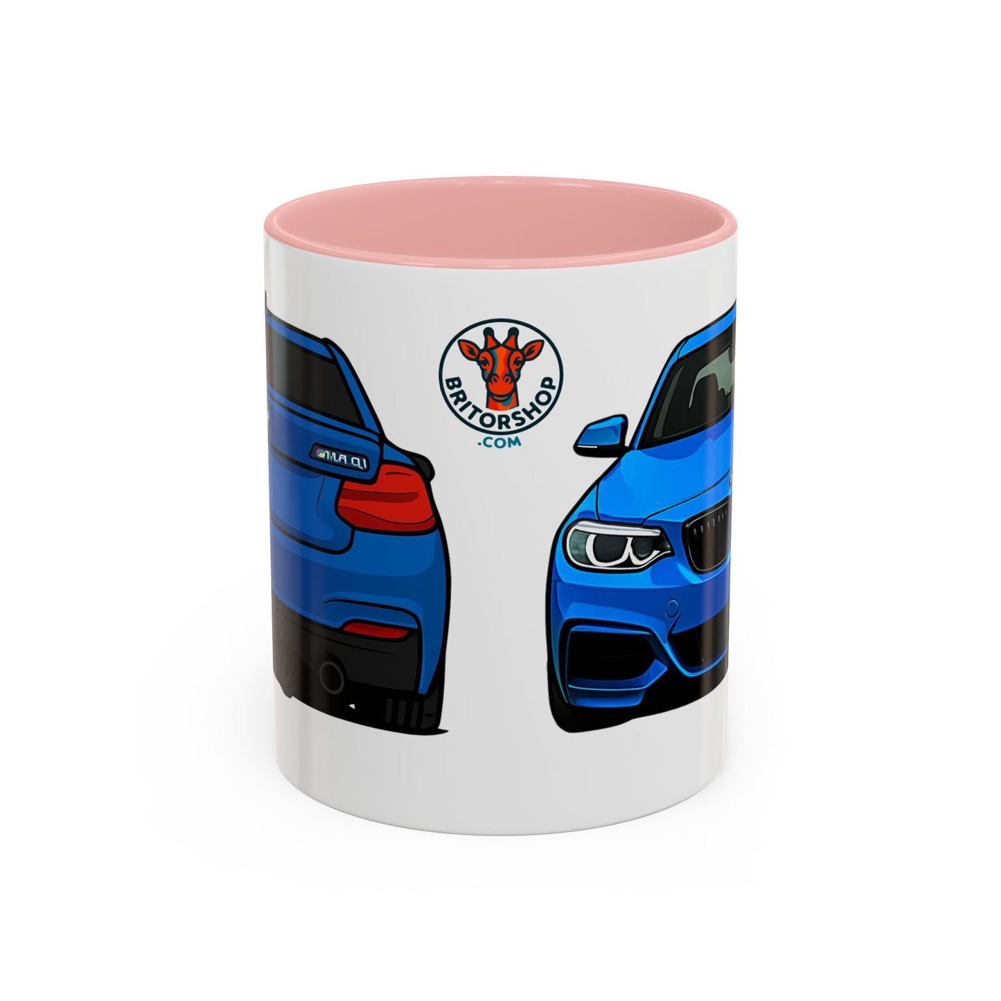 Coffee Mug - Bmw M240i F22 M Performance Estriol Blue Car Design