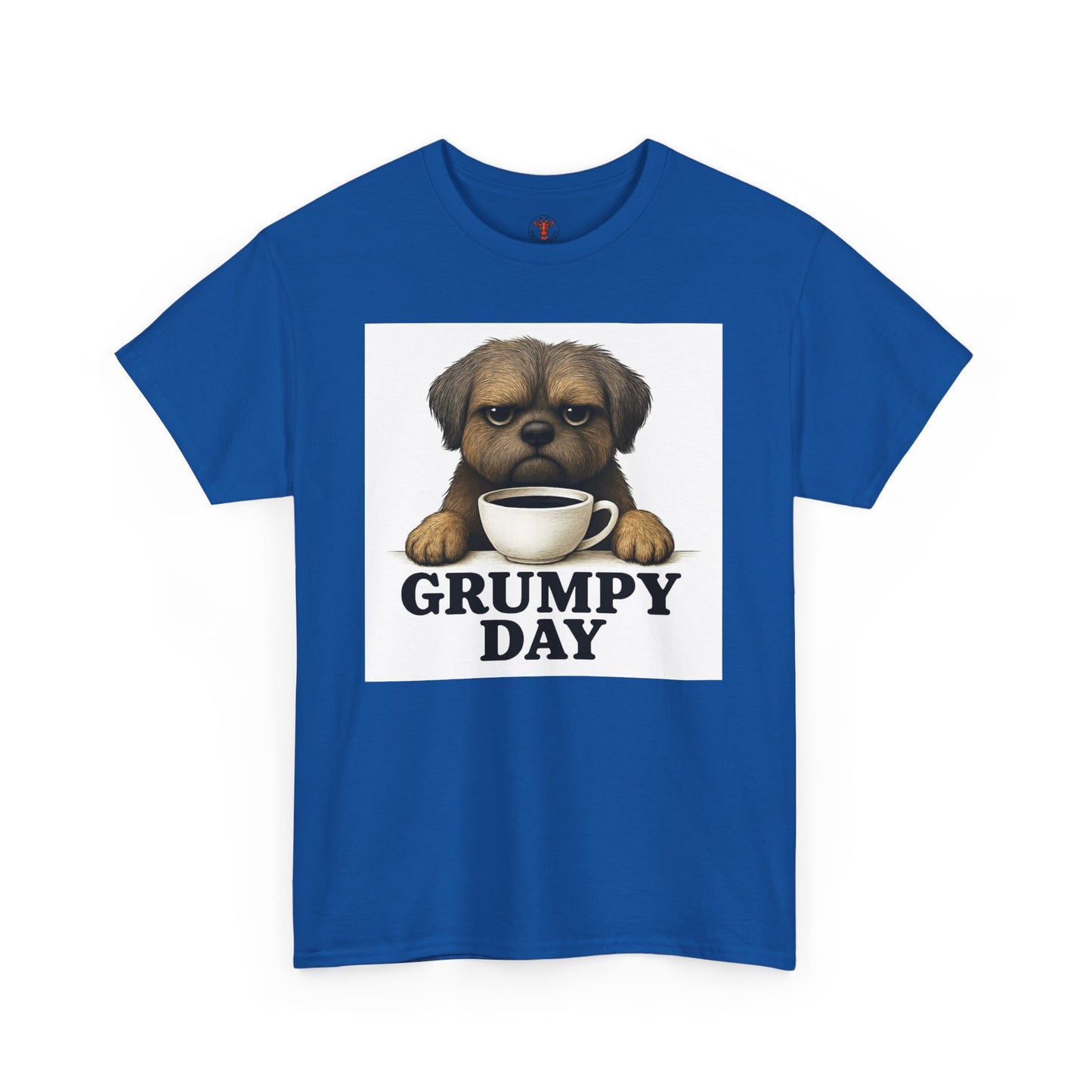 Shorkie Grumpy Dog Unisex Heavy Cotton Tee, Funny Pet Lover Shirt, Gift for Dog Owners, Humor T-Shirt, Cute Casual Wear