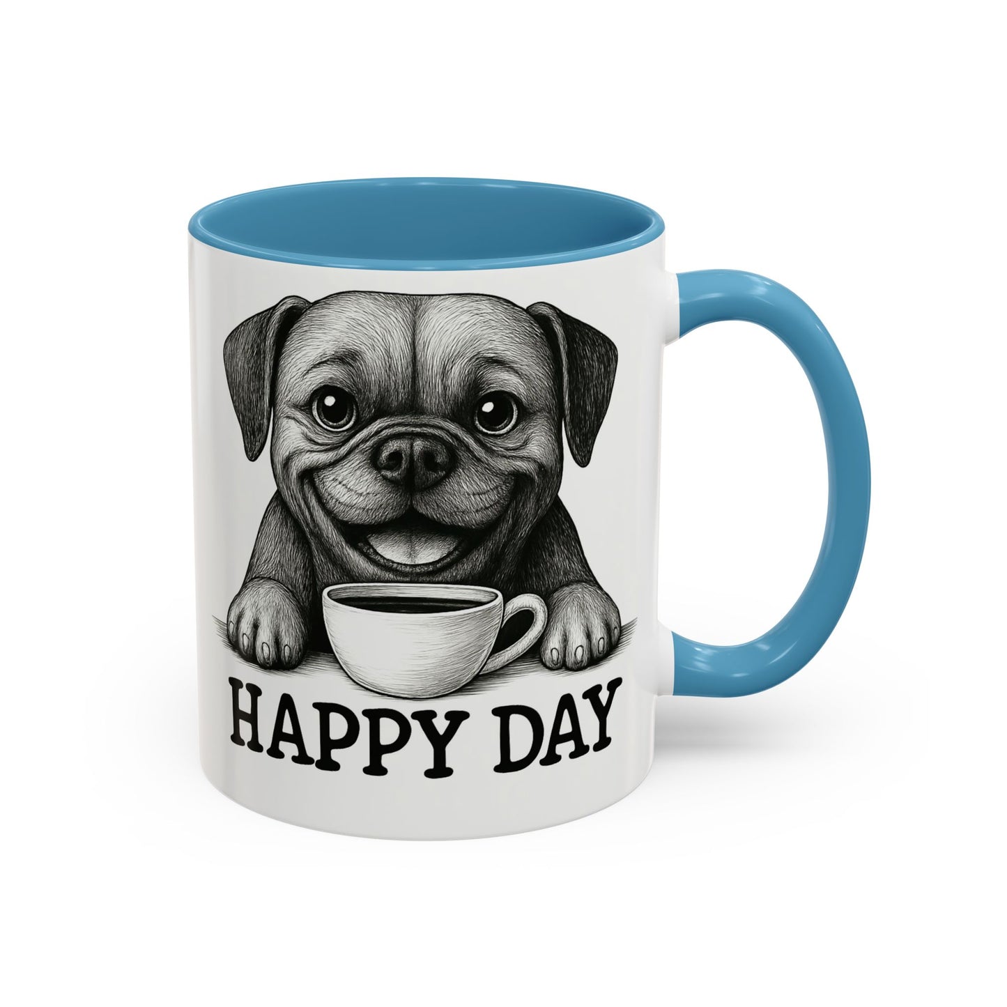 Playful boxer Dog Coffee Mug – Perfect Gift for Dog Lovers, Birthday Mug, Cute Pet Art, Happy Day Mug, Unique Animal Lover Gift