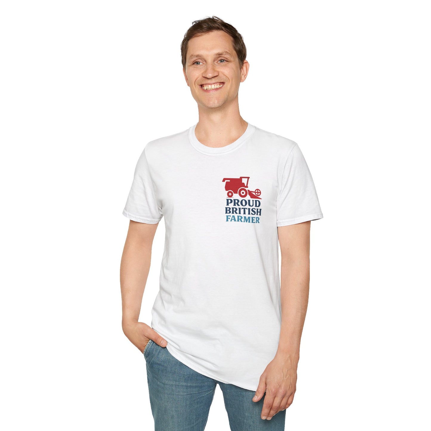 British Farmer T-Shirt, Proud Combine Harvester