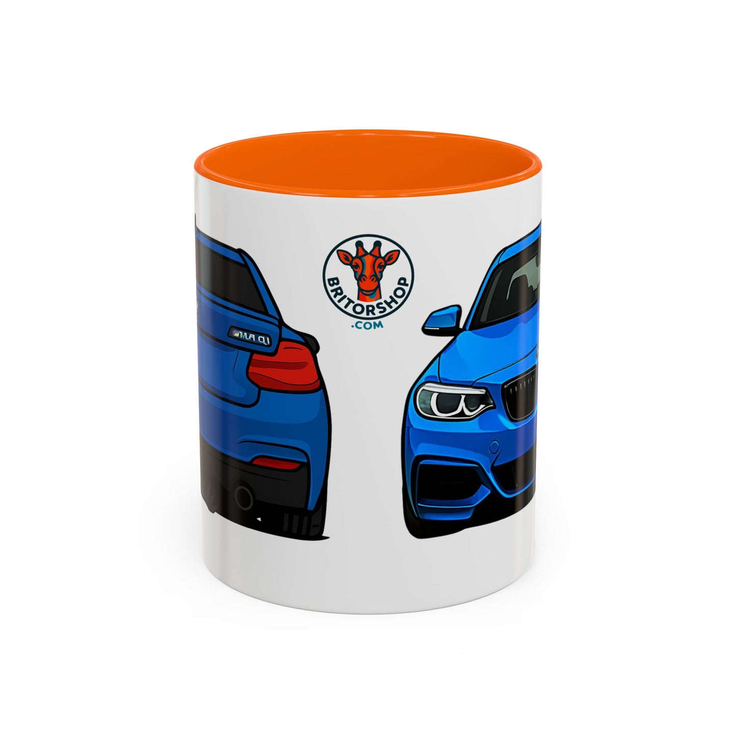 Coffee Mug - Bmw M240i F22 M Performance Estriol Blue Car Design
