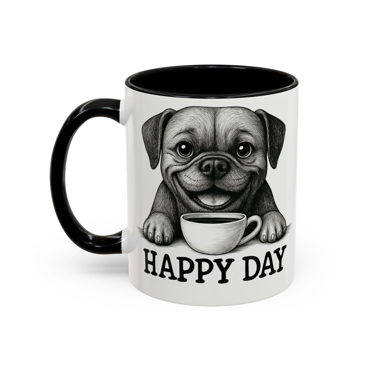 Playful boxer Dog Coffee Mug – Perfect Gift for Dog Lovers, Birthday Mug, Cute Pet Art, Happy Day Mug, Unique Animal Lover Gift