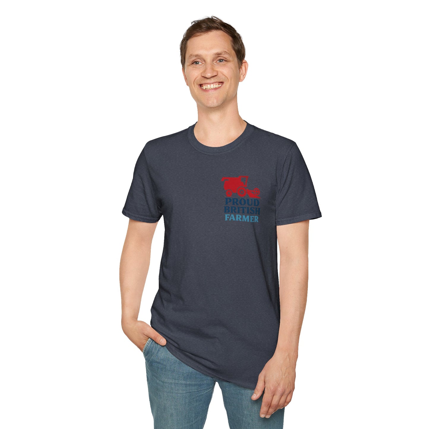 British Farmer T-Shirt, Proud Combine Harvester