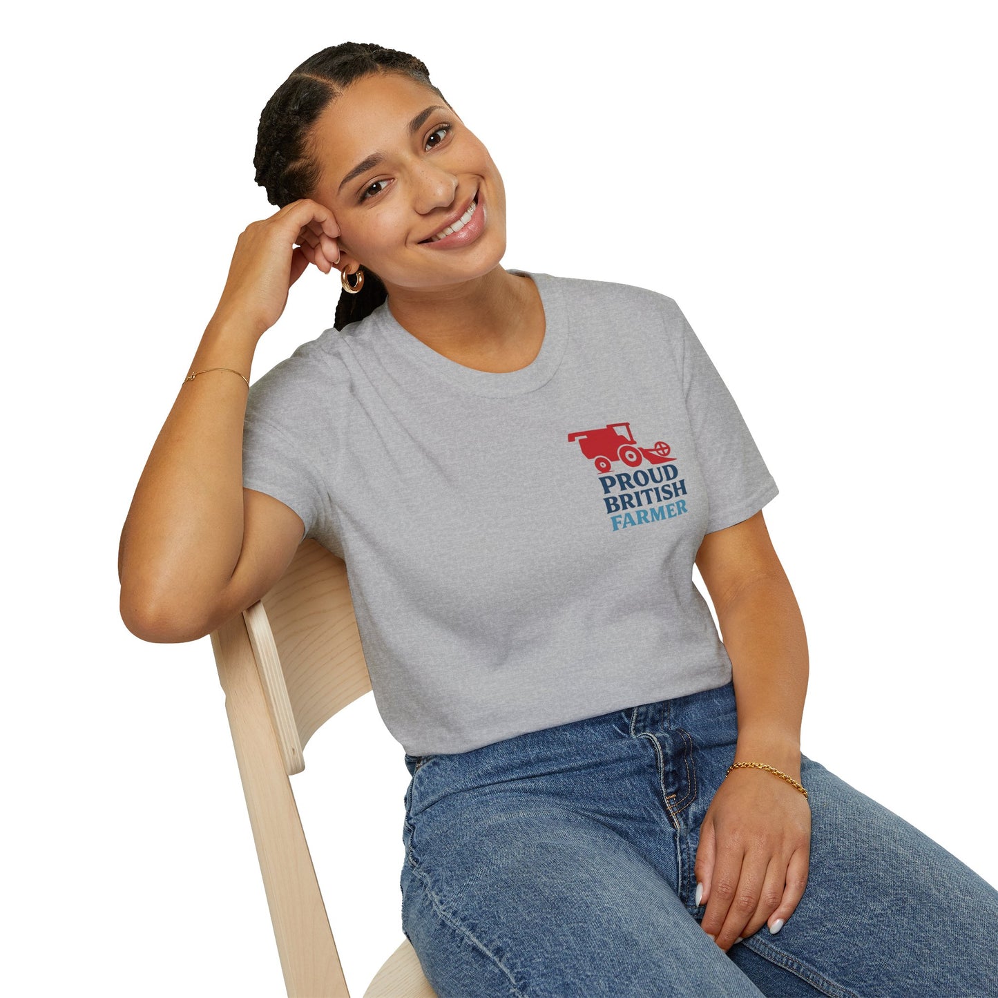 British Farmer T-Shirt, Proud Combine Harvester