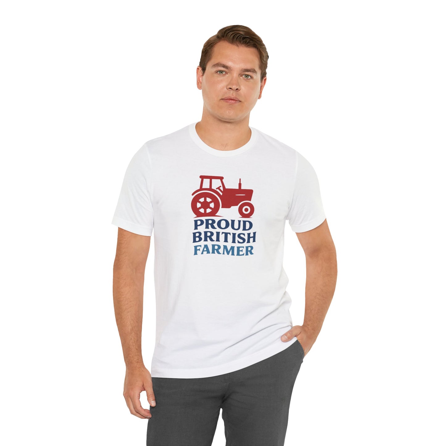Unisex Tee - Proud British farmer