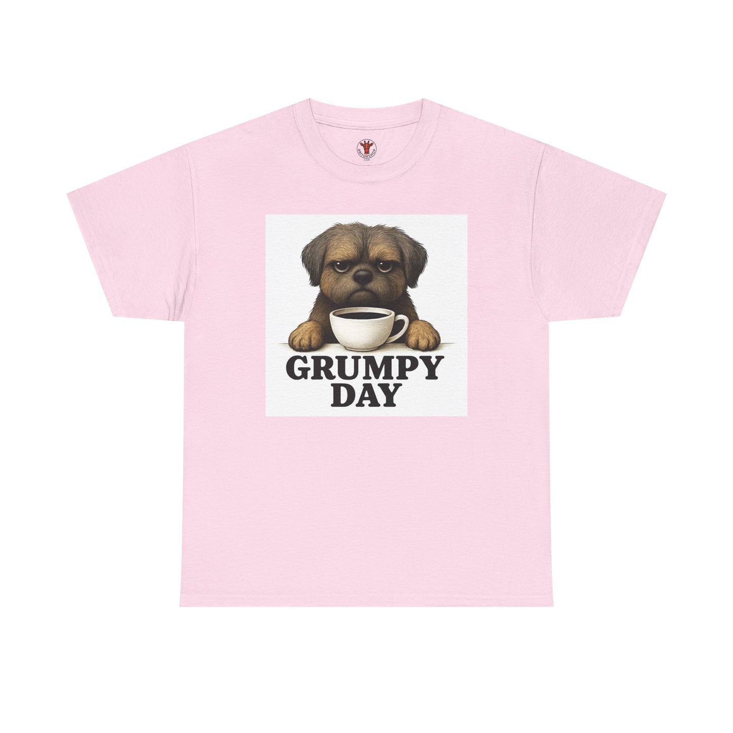 Shorkie Grumpy Dog Unisex Heavy Cotton Tee, Funny Pet Lover Shirt, Gift for Dog Owners, Humor T-Shirt, Cute Casual Wear