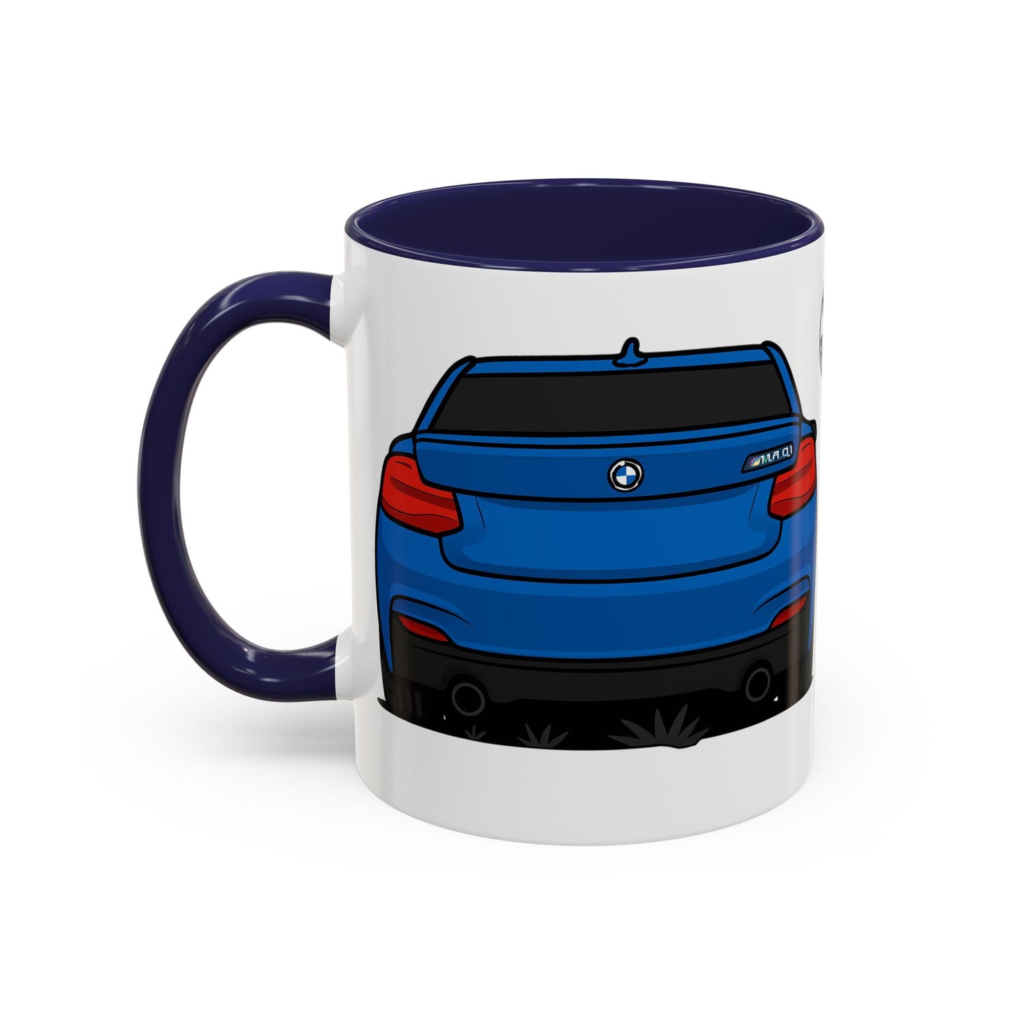 Coffee Mug - Bmw M240i F22 M Performance Estriol Blue Car Design