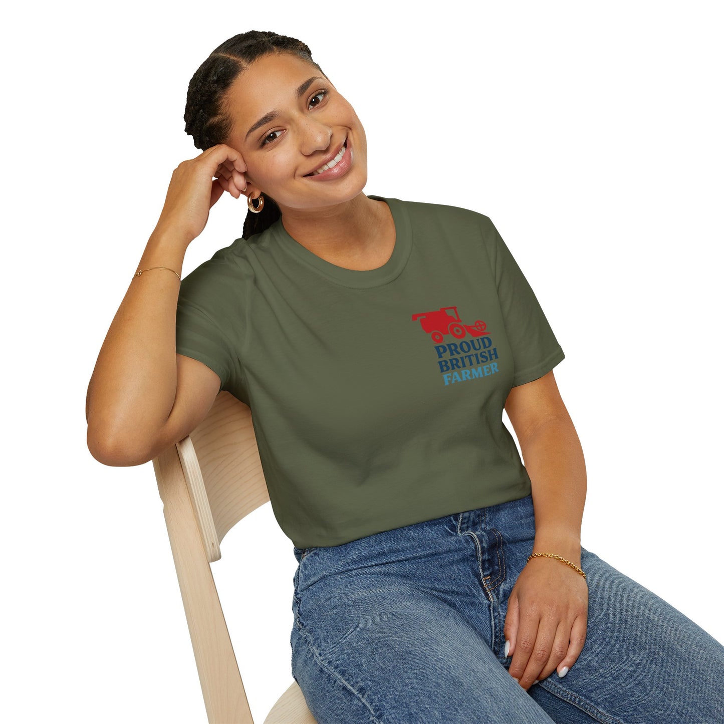 British Farmer T-Shirt, Proud Combine Harvester