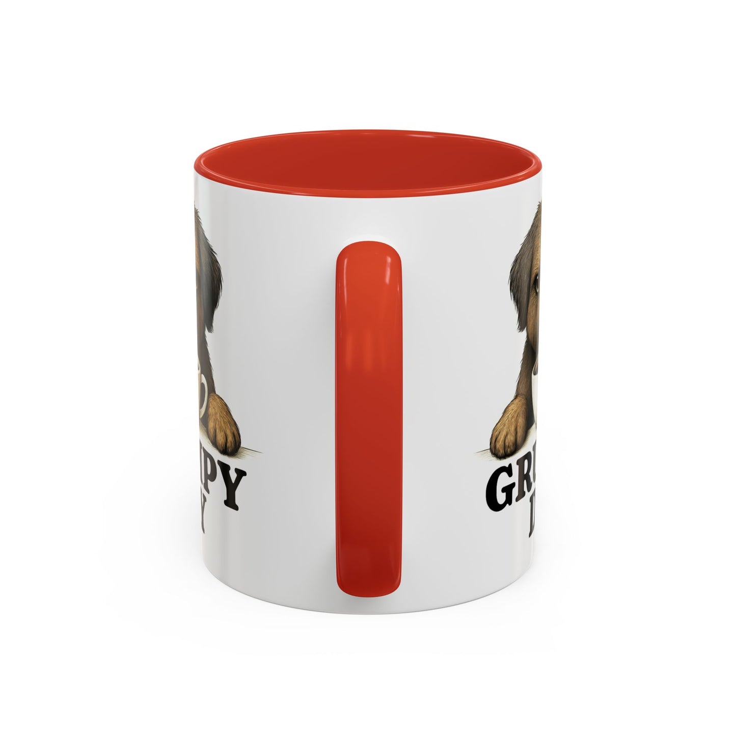 Grumpy Day Coffee Mug, shorkie, Funny Dog Mug, Pet Lover Gift, Morning Motivation, Coffee Lover Gift, Black Accent Mug