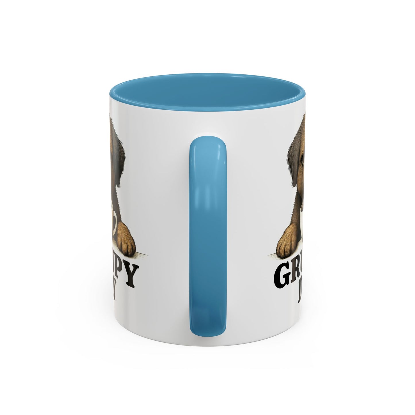 Grumpy Day Coffee Mug, shorkie, Funny Dog Mug, Pet Lover Gift, Morning Motivation, Coffee Lover Gift, Black Accent Mug