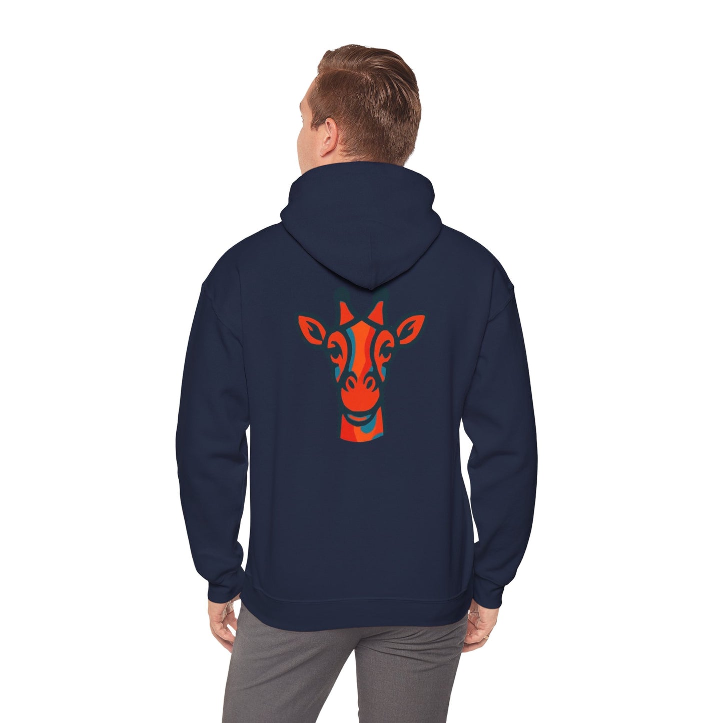 Hooded Sweatshirt Giraffe Head Logo Britor Shop Classy Design