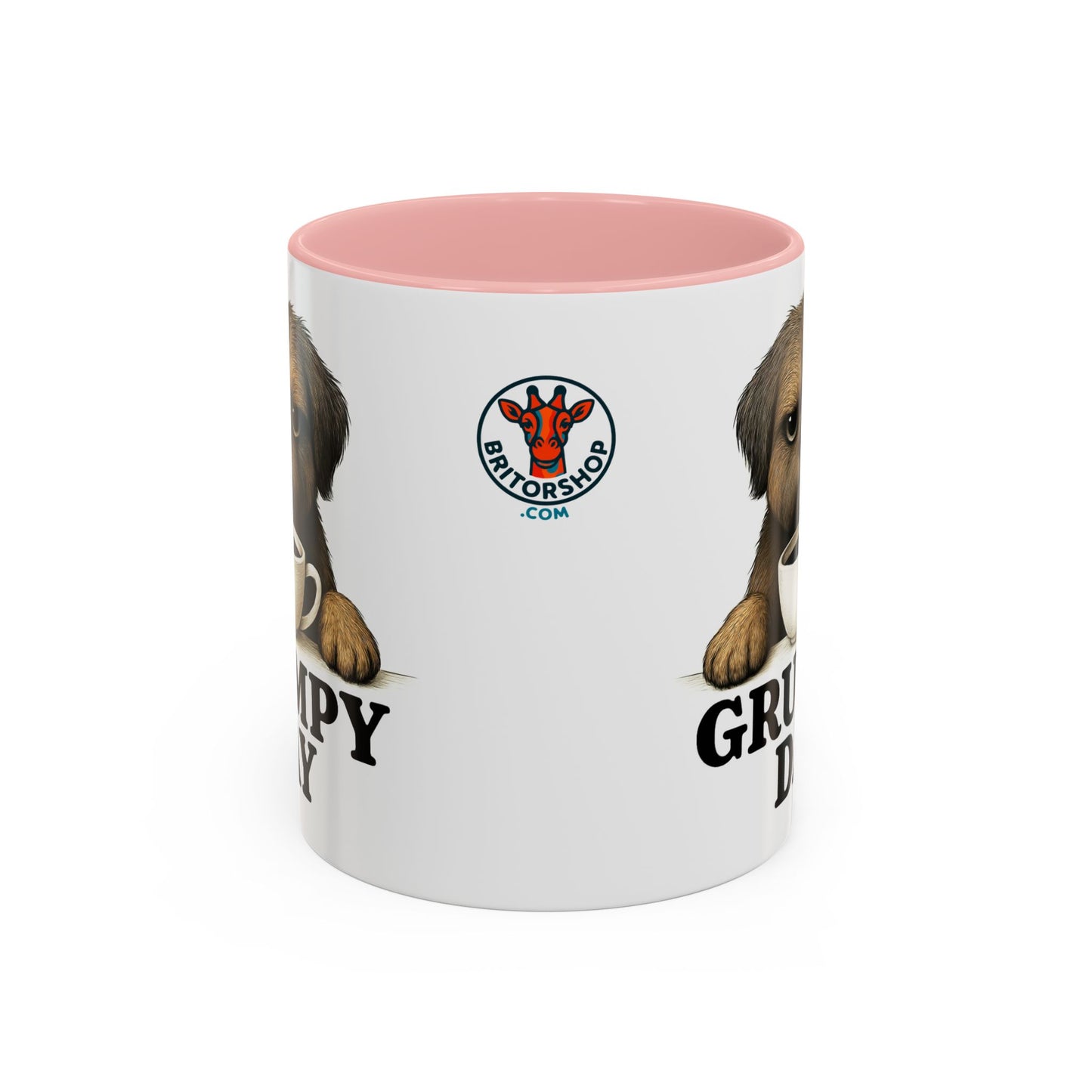 Grumpy Day Coffee Mug, shorkie, Funny Dog Mug, Pet Lover Gift, Morning Motivation, Coffee Lover Gift, Black Accent Mug