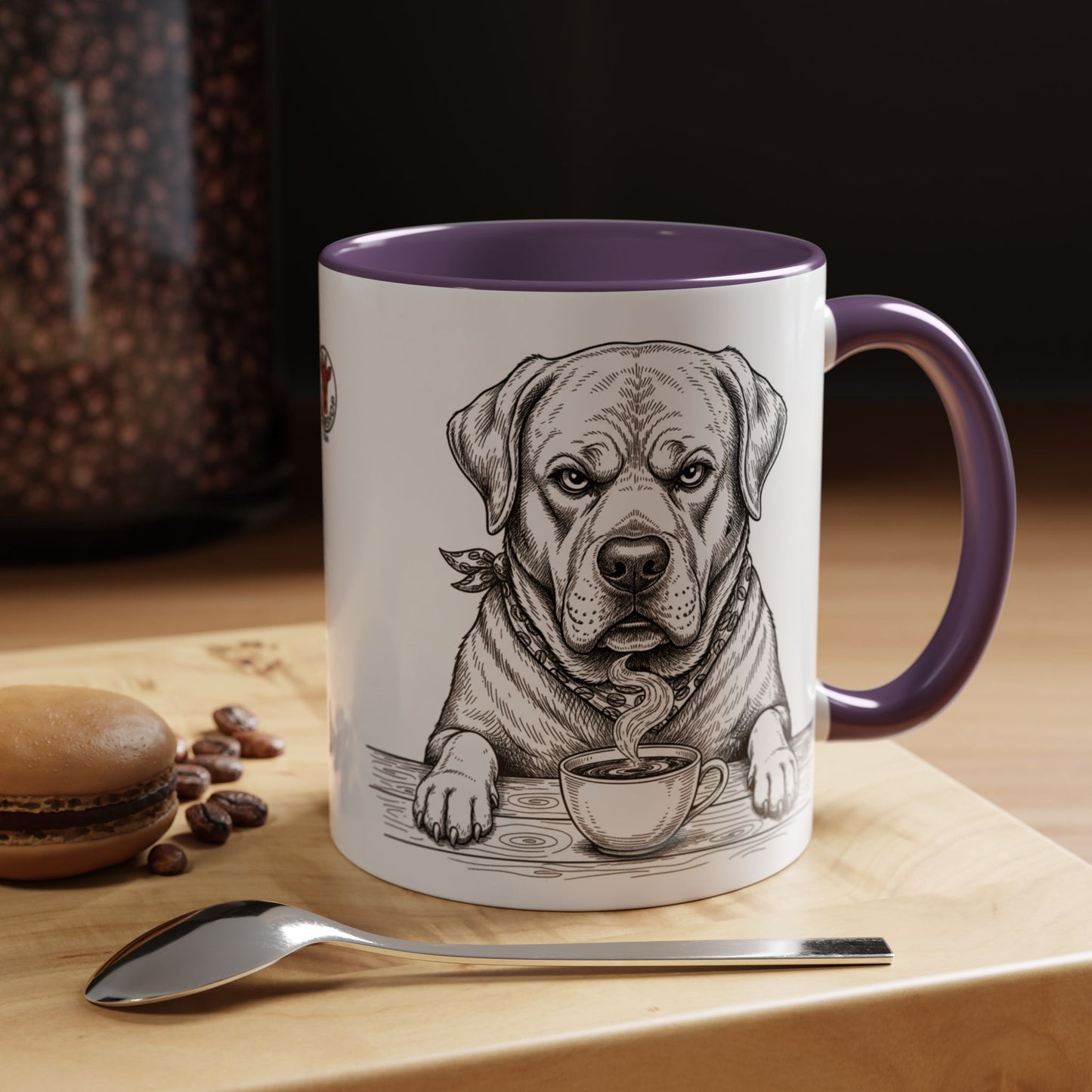 Grumpy Labrador Coffee Club — Art Print / Mug