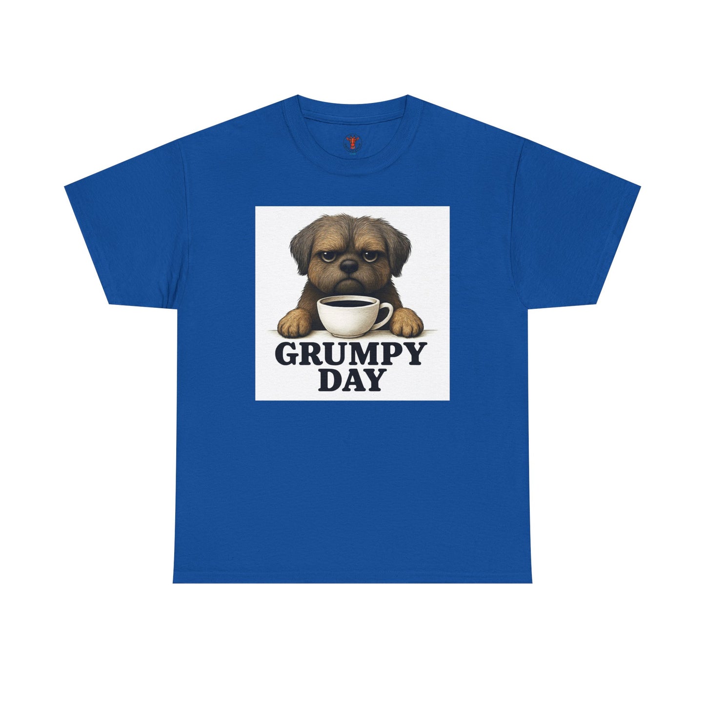 Shorkie Grumpy Dog Unisex Heavy Cotton Tee, Funny Pet Lover Shirt, Gift for Dog Owners, Humor T-Shirt, Cute Casual Wear