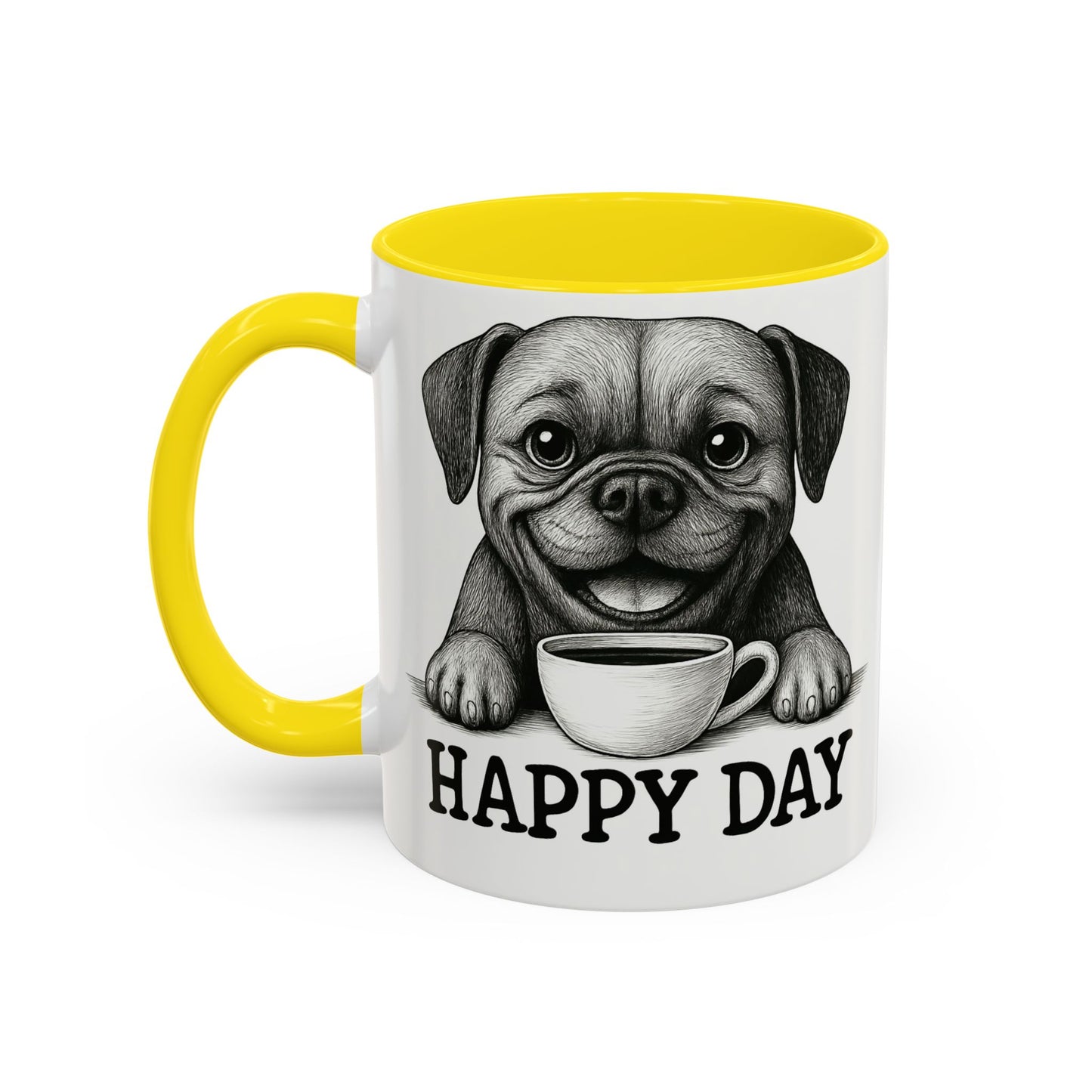 Playful boxer Dog Coffee Mug – Perfect Gift for Dog Lovers, Birthday Mug, Cute Pet Art, Happy Day Mug, Unique Animal Lover Gift