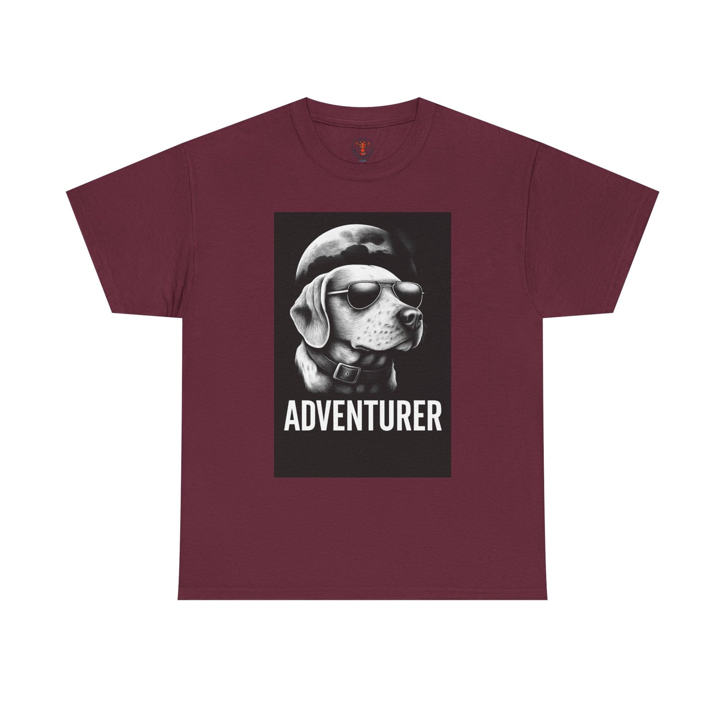 Adventure Beagle Unisex T-Shirt - Moon Night Outdoors