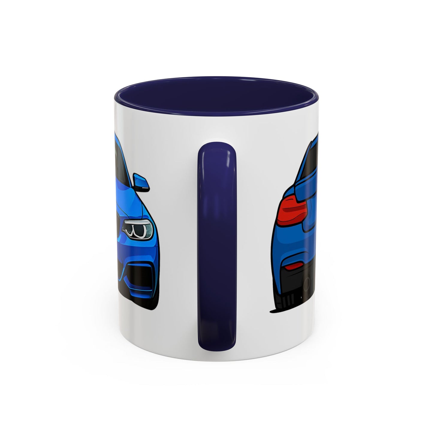 Coffee Mug - Bmw M240i F22 M Performance Estriol Blue Car Design