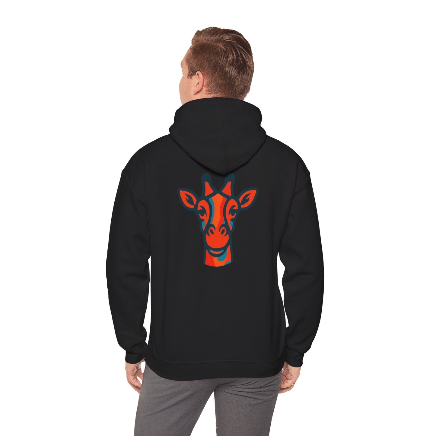 Hooded Sweatshirt Giraffe Head Logo Britor Shop Classy Design