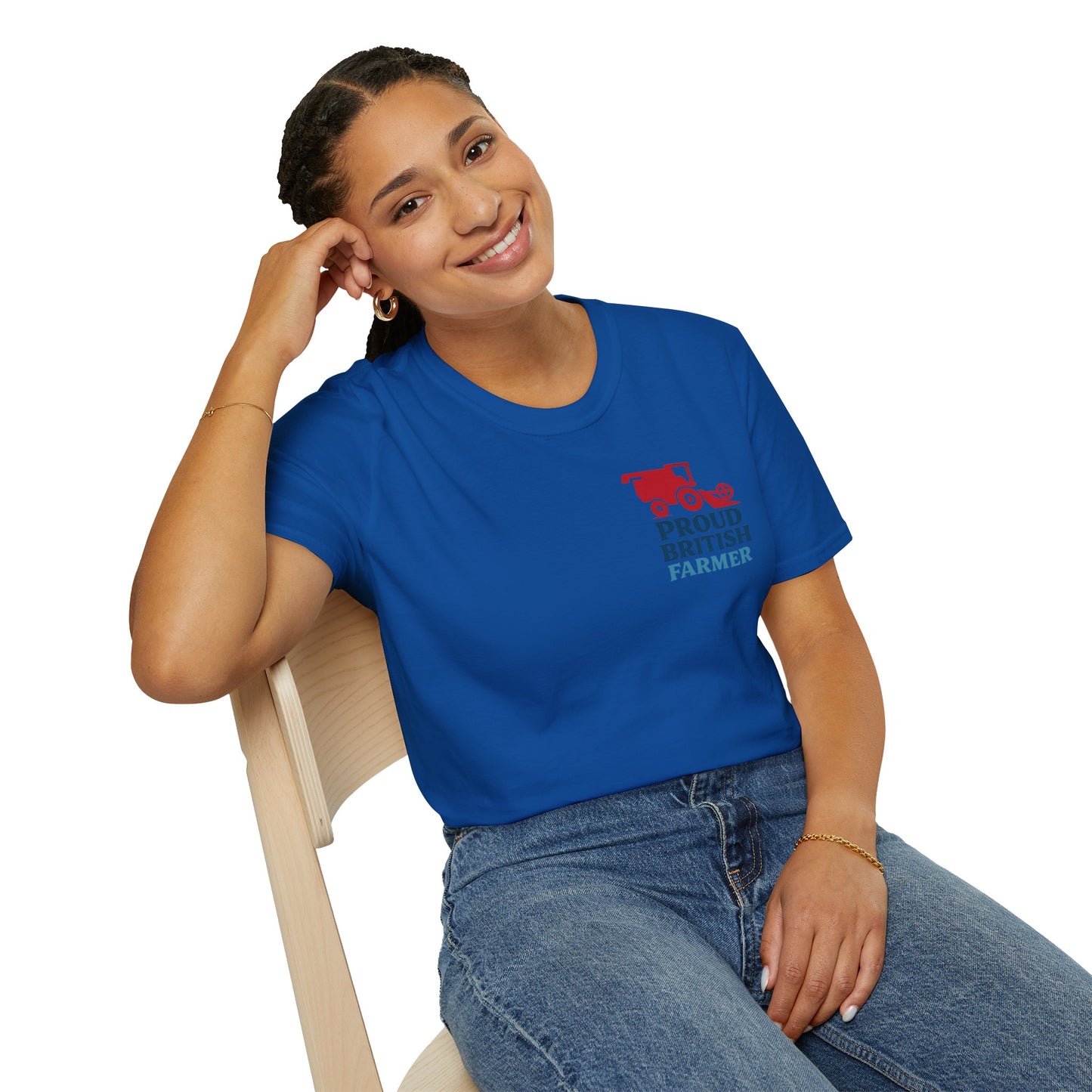 British Farmer T-Shirt, Proud Combine Harvester