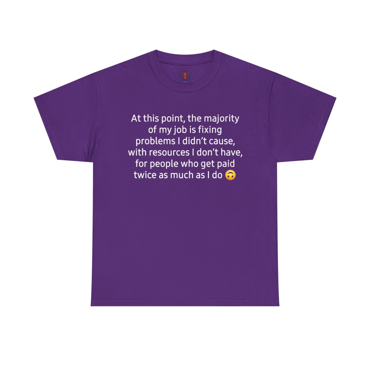 Smiley Face Unisex Heavy Cotton Tee - Casual Shirt, Trendy T-Shirt, Gift for Friends, Summer Outfit, Streetwear